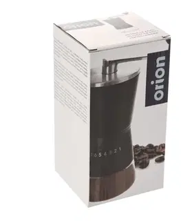 Kuchyňské mlýnky Orion Mlýnek nerez/UH+sklo na kávu v. 21 cm 