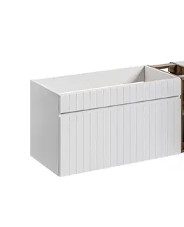 Koupelnový nábytek Comad Koupelnová skříňka pod umyvadlo Iconic 100 cm bílá