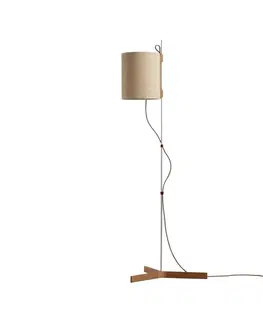Stojací lampy Carpyen Magnetická stojací lampa, Ø 25 cm, saguran, přírodní dub