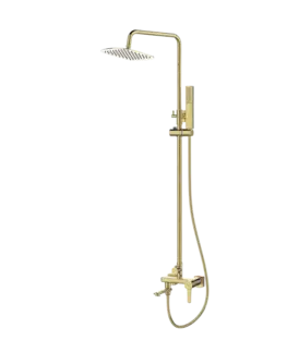Sprchy a sprchové panely INVENA Sprchový sloup GLAMOUR TREND s baterií,  zlato AU-05-B09-V