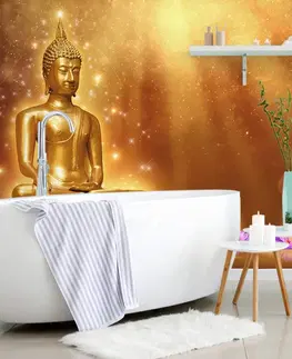 Samolepící tapety Samolepící tapeta zlatý Buddha