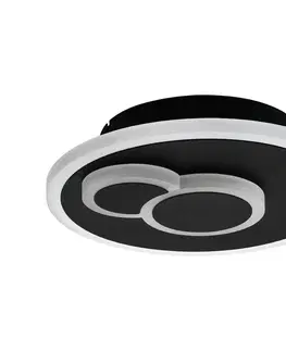 Svítidla Eglo Eglo 30659 - LED Stropní svítidlo CADEGAL LED/7,8W/230V pr. 20 cm černá 