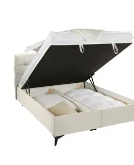 Manželské postele Kontinentální Postel Magic, 140x200cm,béžová