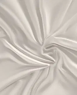 Prostěradla Kvalitex Saténové prostěradlo Luxury collection, bílá, 120 x 200 cm