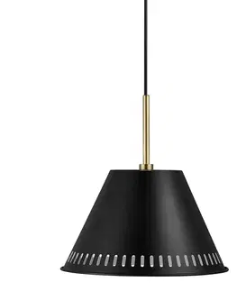Klasická závěsná svítidla NORDLUX závěsné svítídlo Pine 40W E27 černá 2010353003