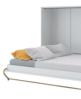 Postele Výklopná postel NOET IV 140x200 cm, bílá