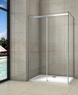 Sprchové vaničky H K Obdélníkový sprchový kout HARMONY 100x70cm, L/P varianta včetně sprchové vaničky z litého mramoru