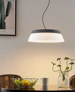 Závěsná světla Lucande Závěsné svítidlo Lucande Jusanna LED, čiré sklo