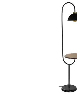 Svítidla Sofahouse 28865 Designová stojanová lampa Eleutheria 165 cm černá