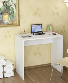 Kancelářské a psací stoly Psací stůl SAFIR bílá
