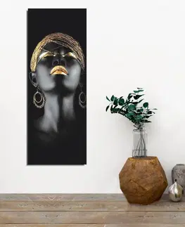 Obrazy Hanah Home Obraz Africká žena 30x80 cm