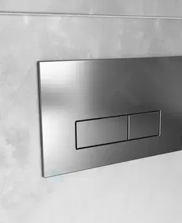Záchody IDEAL STANDARD Oleas Ovládací tlačítko splachování Oleas M2, SmartFlush, chrom mat R0122JG
