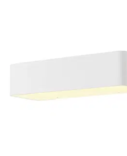 LED nástěnná svítidla SLV BIG WHITE WL 149, nástěnné svítidlo, LED, 3000K, bílé, 7,2 W 149511