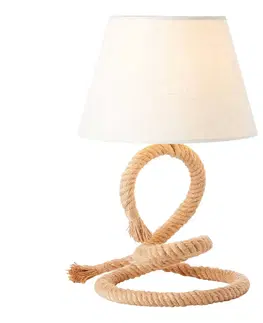 Stolní lampy na noční stolek Brilliant Stolní lampa Sailor s lanovým stojanem