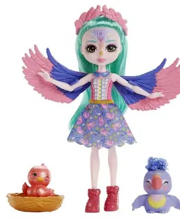 Hračky panenky MATTEL - Enchantimals Rodinka – Ptáčci