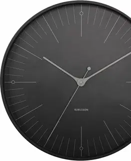 Hodiny Karlsson 5769BK designové nástěnné hodiny, pr. 40 cm
