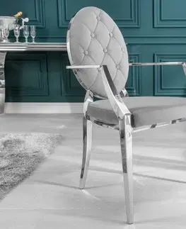 Luxusní jídelní židle Estila Luxusní jídelní židle Modern Barock II s područkami