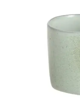 Hrnky a šálky Zelený porcelánový hrneček Dot mint - ∅ 9*10 cm J-Line by Jolipa 98305