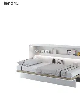 Postele Dig-net nábytek Sklápěcí postel Lenart BED CONCEPT BC-06 | 90 x 200 cm Barva: Bílá