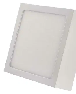 LED stropní svítidla EMOS LED svítidlo NEXXO bílé, 12 x 12 cm, 7,6 W, teplá/neutrální bílá ZM6123