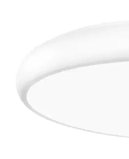 LED stropní svítidla Nova Luce Moderní úzké stropní LED svítidlo Gap v bílé a černé barvě - 62 W LED, 3720 lm, pr. 610 x 90 mm, bílá NV 8100985