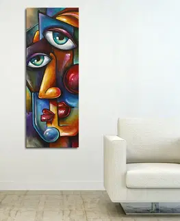 Obrazy Wallity Obraz na plátně Like a Picasso PC99 30x80 cm