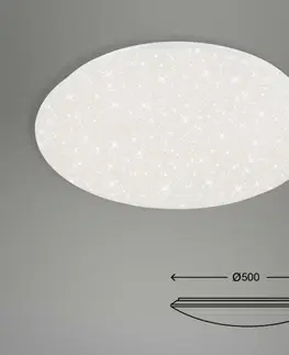 LED stropní svítidla BRILONER LED stropní svítidlo hvězdné nebe, CCT, noční světlo, dálkový ovladač, stmívatelné BRILO 3328-016