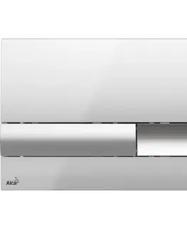 Záchody Alcadrain Ovládací tlačítko pro předstěnové instalační systémy, chrom-lesk M1741 M1741