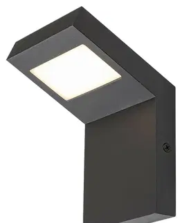LED venkovní nástěnná svítidla Rabalux venkovní nástěnné svítidlo Lima LED 9W matná černá IP44 7925