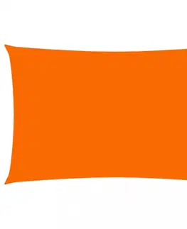Stínící textilie Stínící plachta obdélníková 5 x 8 m oxfordská látka Dekorhome Oranžová