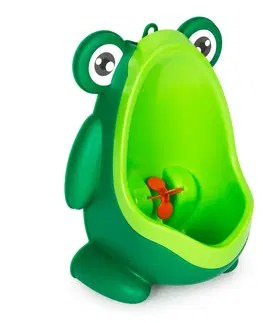 Kompletní WC sady ECOTOYS Chlapecký pisoár Žába zelený