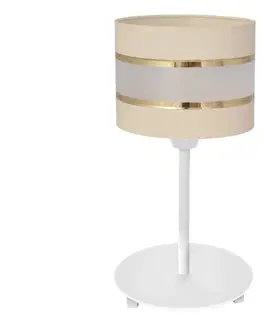 Lampy  Stolní lampa HELEN 1xE27/60W/230V krémová 