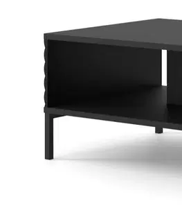 Konferenční stolky ARTBm Konferenční stolek SURF Provedení: Černý mat / černé nohy