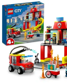 Hračky LEGO LEGO - City 60375 Hasičská stanice a auto hasičů