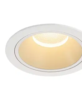LED podhledová svítidla SLV BIG WHITE NUMINOS DL XL vnitřní LED zápustné stropní svítidlo bílá/bílá 3000 K 40° 1004025