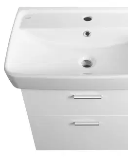 Koupelnový nábytek AQUALINE ZOJA umyvadlová skříňka šuplíková 50x50x37 cm, bílá 56379