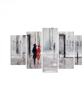 Obrazy Hanah Home Vícedílný obraz Man And Woman 110x60 cm