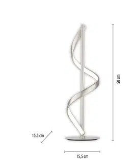 Inteligentní stolní lampy Q-Smart-Home Paul Neuhaus Q-Swing LED stolní lampa, ocel