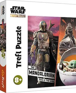 Hračky puzzle TREFL - Puzzle 300 - Tajemství Baby Yoda / Lucasfilm Star Wars The Mandalorian