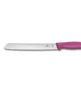 Kuchyňské nože Nůž na chléb / pečivo VICTORINOX Polypropylen 21 cm 6.8636.21 oranžová
