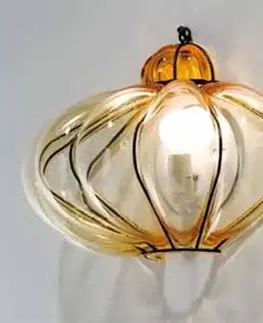 Nástěnná svítidla Siru Nástěnné světlo SULTANO ze skla Murano, 33 cm