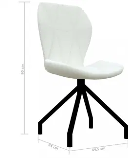 Židle Jídelní židle 2 ks umělá kůže Dekorhome Vínová