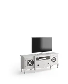Luxusní a designové televizní stolky Estila Luxusní masivní TV stolek VOLGA