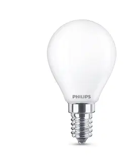 LED žárovky Philips Philips Classic LED žárovka E14 P45 6,5W 2700K mat