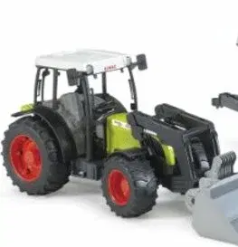Hračky BRUDER - 02112 Traktor CLAAS Nectis 267 F s vlečkou a čelním nakladačem