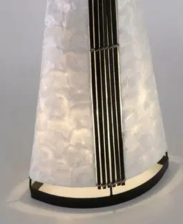 Designové stojací lampy PAUL NEUHAUS Stojací svítidlo, ruční práce, moderní design, Afrika, E27 patice