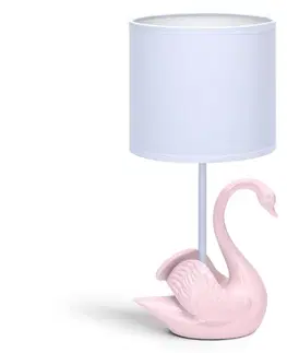Lampy  B.V.  - Dětská lampička 1xE14/40W/230V labuť růžová 