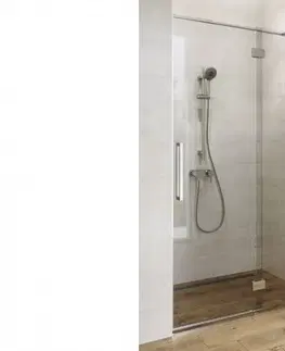 Sprchové kouty CERSANIT Sprchové dveře s panty CREA 120x200, pravé, čiré sklo S159-004