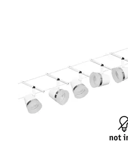 Lankové systémy osvětlení Paulmann Paulmann Cone lankový systém základní 5zdrojů bílá