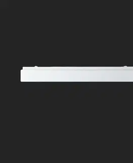 Klasická nástěnná svítidla OSMONT 51424 SYLVIA 2 stropní/nástěnné skleněné svítidlo bílá IP44 3000 K 18W LED